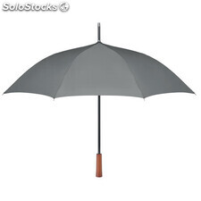 Paraguas de 23&quot; mango madera gris MIMO9601-07