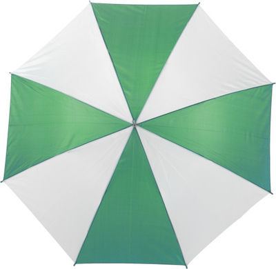 Paraguas Golf automático bicolor con puño recto madera - Foto 2