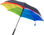 Paraguas interior multicolor reversible automático en seda plongee - 1