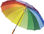 Paraguas multicolor grande de 16 paneles - 1