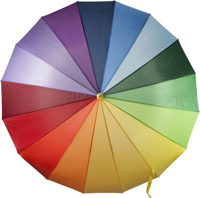 Paraguas multicolor grande de 16 paneles - Foto 2