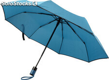 Paraguas plegable automático varillas fibra de vidrio