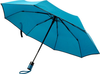 Paraguas plegable automático varillas fibra de vidrio