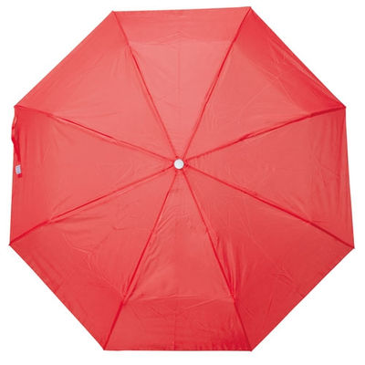 Paraguas plegable con funda rojo - Foto 3