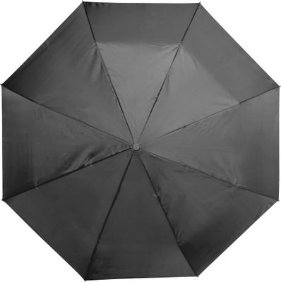 Paraguas plegable con mango de plástico efecto madera - Foto 4