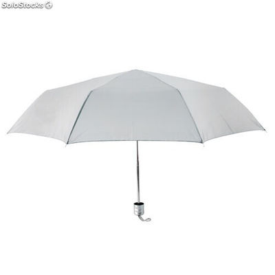 Paraguas plegable cromo gris
