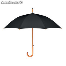 Paraguas pongee rpet 23,5&quot; negro MIMO9629-03