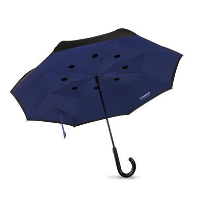 Paraguas reversible de 23&amp;#39;&amp;#39; doble capa bicolor - Foto 2