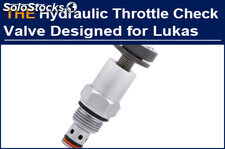 Parallel hydraulic check valve and hydraulic throttle valve, AAK innovative desi