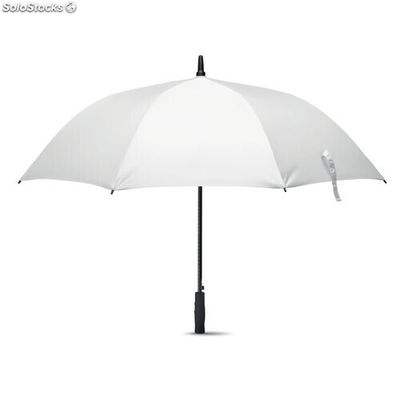 Parapluie 27&#39;&#39; en pongée blanc MIMO6175-06