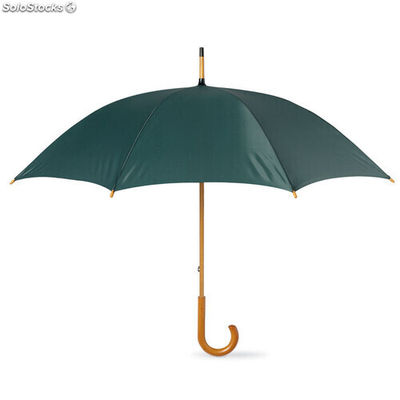 Parapluie avec poignée en bois vert MIKC5132-09
