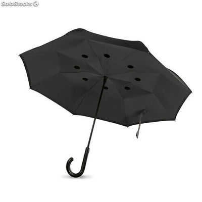 Parapluie fermeture réversible noir MIMO9002-03