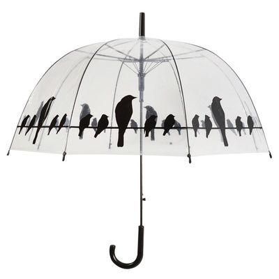 Parapluie transparent &quot;oiseaux sur un fil&quot; Esschert Design TP166