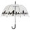 Parapluie transparent &amp;quot;oiseaux sur un fil&amp;quot; Esschert Design TP166 - 1