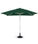 Parasol cuadrado de doble polea 3 x 3 m. - verde oscuro - 1