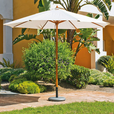 Parasol de madera reforzado de Jardín o Terraza Modelo Lux