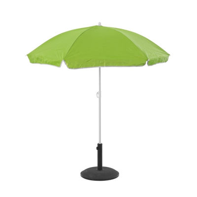 Parasol de plage anti-uv - l 140 cm x h 175 cm - vert