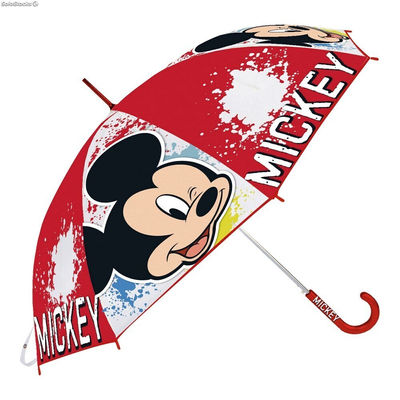 Parasol Mickey Mouse Happy Smiles Czerwony ( 80 cm)