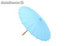 Parasol papel bambú azul
