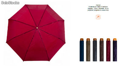 Parasolka kompaktowa jednokolorowa 24 cm - mix kolorow