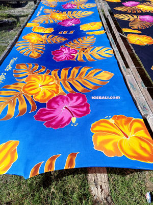 Pareo Bali sarong peint main - Photo 5