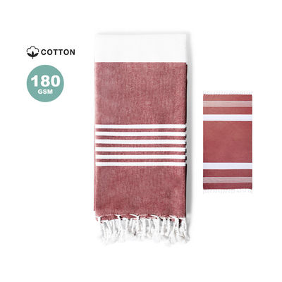 Pareo toalla de diseño bicolor, 100% algodón de 180g/m2