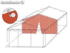 Parete divisoria 6 x 2m ignifuga per tendoni, gazebo