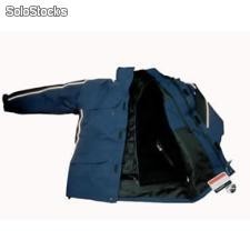 Parka vectortex azul/negro polar