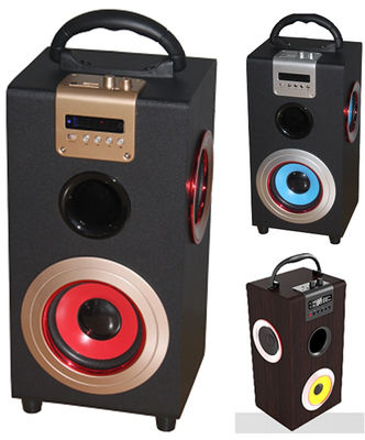 parlante portatil 2.1ch subwoofer recargable usb sd Fm led pantalla s09