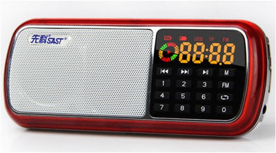 parlante portatil bocina MP3 USB TF FM radio bateria recargable Q39
