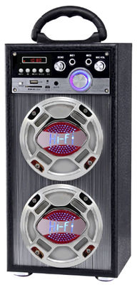 parlante portatil de aire libre 2.0ch recargable usb sd hifi karaoke s15