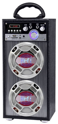 parlante portatil de aire libre 2.1ch woofer recargable usb sd hifi karaoke s16