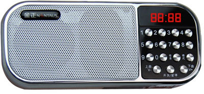 parlante portatil mini speaker MP3 USB TF FM radio bateria recargable Q22