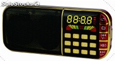 parlantes portatiles MP3 USB TF FM radio c/ bateria recargable Q70