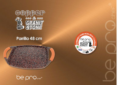Parrilla 48x24 beprochef cooper granit stone - Foto 2