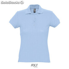 Passion polo mujer 170g azul cielo m MIS11338-sp-m