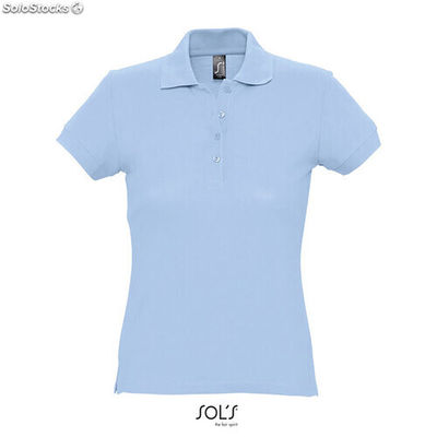 Passion polo mujer 170g azul cielo s MIS11338-sp-s