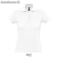 Passion polo mujer 170g Blanco s MIS11338-wh-s