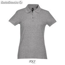 Passion polo mujer 170g gris mezcla xl MIS11338-gy-xl
