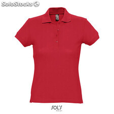 Passion polo mujer 170g Rojo m MIS11338-rd-m