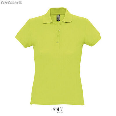 Passion women polo 170g Apple Green m MIS11338-ag-m
