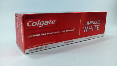 Pasta Dental Colgate Luminous White 22ml De Viaje