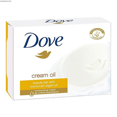 Pastilla de Jabón de Argán Dove Crema Aceite (100 g) (2 units)