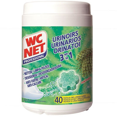 Pastilles urinoir 3 en 1 wc net - pastilles urinoir 3 en 1 wc net boîte 40