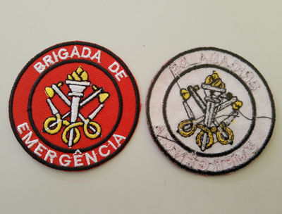 Patch bordado emblema brigada de emergência - Foto 2