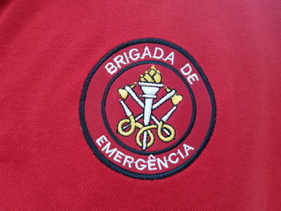 Patch bordado emblema brigada de emergência - Foto 3