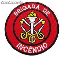 Patch bordado emblema brigada de incêndio