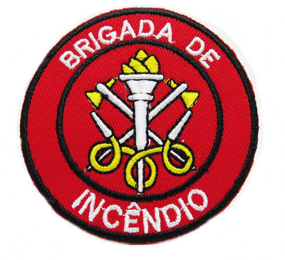 Patch bordado emblema brigada de incêndio - Foto 3