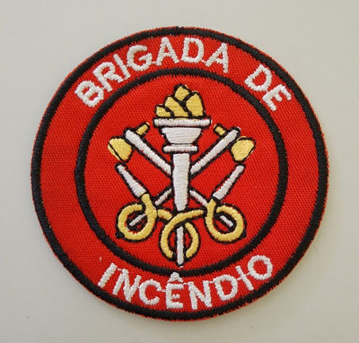 Patch bordado emblema brigada de incêndio - Foto 4