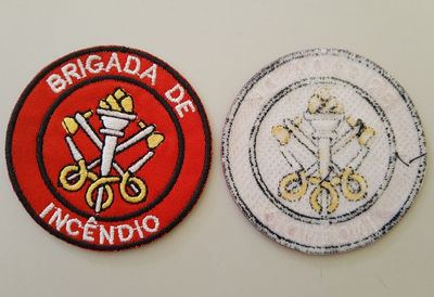 Patch bordado emblema brigada de incêndio - Foto 5